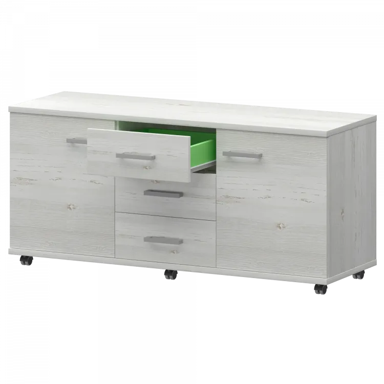 Греденция НТ-350 Сосна винтер 1350x445x670 Аргентум