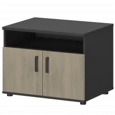 Тумба для оргтехники СМТ-2ДН Тип1 Графит/Кронберг 800x600x625 Смарт