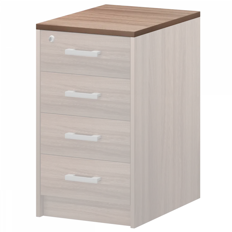 Крышка к приставным тумбам А-707.60 Темный шимо 440x600x22 Арго