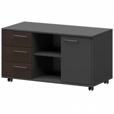 Креденция левая KZT-62L Дуб венге/Графит 1200x568x648 Кортез