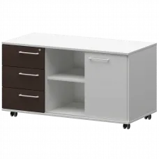 Креденция левая KZT-62L Дуб венге/Белый 1200x568x648 Кортез