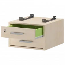 Тумба подвесная для столов на м/каркасе гл.600 мм АМТ2-02М.60 Бук 432x470x296 Арго-М