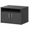 Тумба под оргтехнику АТ-10 Антрацит 800x600x600 Арго