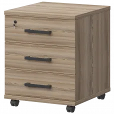 Тумба подкатная НТ-330.Ч Дуб сафари 446x445x583 Аргентум