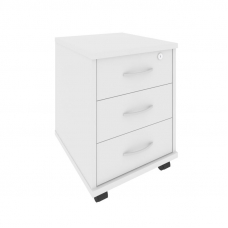 Riva Тумба подкатная 3 ящ. с фолдингом А.ТМ-3F Белый 420*450*556