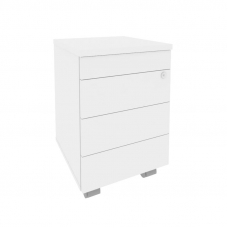 Onix Direct Тумба мобильная (TIP-ON) O.TM-3 TIP Белый Бриллиант 432*460*633