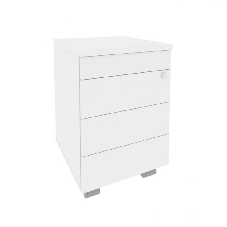 Onix Direct Тумба мобильная (TIP-ON) O.TM-3 TIP Белый Бриллиант 432*460*633