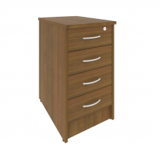 Riva Тумба приставная с фолдингом (4 ящика, с замком) А.ТП-4.1F-S Орех Гварнери 412*600*750