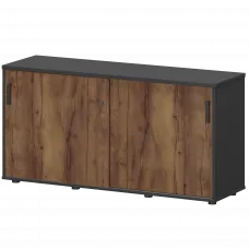 Тумба-купе СМТ-15.7К Тип1 Графит/Таксония 1496x444x750 Смарт