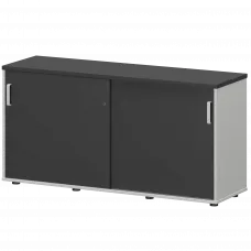 Тумба-купе СМТ-15.7К Тип2 Белый/Графит 1496x444x750 Смарт