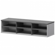 Надставка с вставкой для тумбы-купе СМТ-15НВ.18 тип2 Белый/Графит 1496x444x400 Смарт