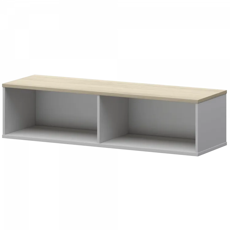 Надставка для тумбы-купе СМТ-15Н25 Белый/Кронберг 1496x444x400 Смарт