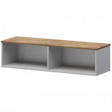 Надставка для тумбы-купе СМТ-15Н25 Белый/Таксония 1496x444x400 Смарт