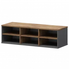 Надставка с вставкой для тумбы-купе СМТ-12НВ.18 тип2 Графит/Таксония 1236x444x400 Смарт