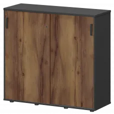 Тумба-купе СМТ-12.11К Тип1 Графит/Таксония 1236x444x1150 Смарт