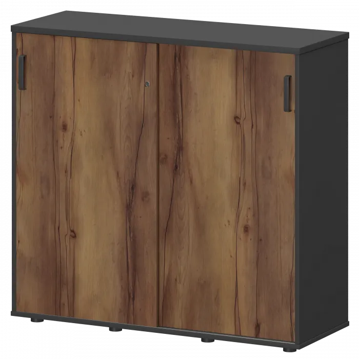 Тумба-купе СМТ-12.11К Тип1 Графит/Таксония 1236x444x1150 Смарт