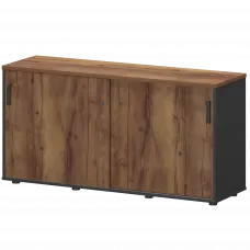 Тумба-купе СМТ-15.7К Тип2 Графит/Таксония 1496x444x750 Смарт