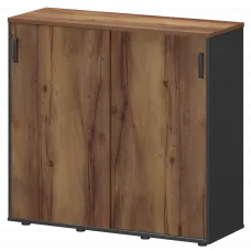 Тумба-купе СМТ-12.11К Тип2 Графит/Таксония 1236x444x1150 Смарт