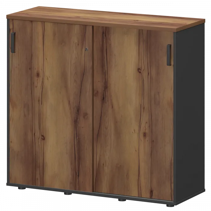 Тумба-купе СМТ-12.11К Тип2 Графит/Таксония 1236x444x1150 Смарт