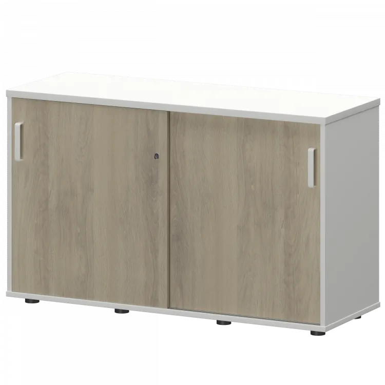 Тумба-купе СМТ-12К Тип1 Белый/Кронберг 1236x444x750 Смарт