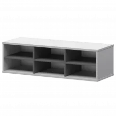 Надставка с вставкой для тумбы-купе СМТ-12НВ.18 тип1 Белый/Графит 1236x444x400 Смарт