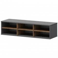 Надставка с вставкой для тумбы-купе СМТ-15НВ.18 тип1 Графит/Таксония 1496x444x400 Смарт