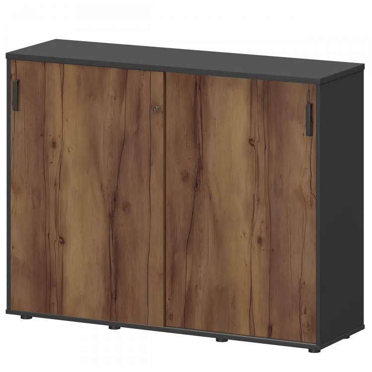 Тумба-купе СМТ-15.11К Тип1 Графит/Таксония 1496x444x1150 Смарт