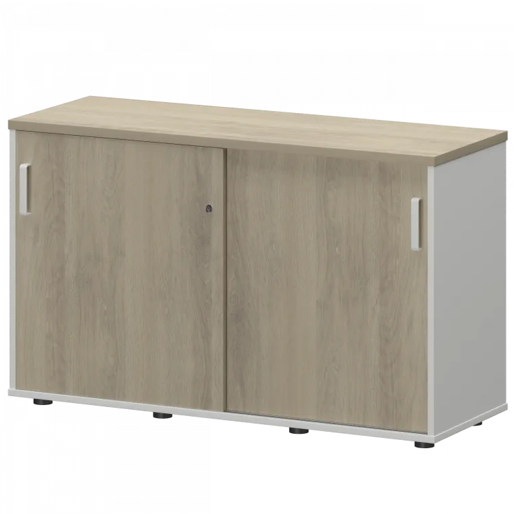 Тумба-купе СМТ-12К Тип2 Белый/Кронберг 1236x444x750 Смарт