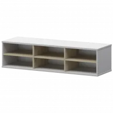 Надставка с вставкой для тумбы-купе СМТ-15НВ.18 тип1 Белый/Кронберг 1496x444x400 Смарт