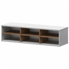 Надставка с вставкой для тумбы-купе СМТ-15НВ.18 тип1 Белый/Таксония 1496x444x400 Смарт