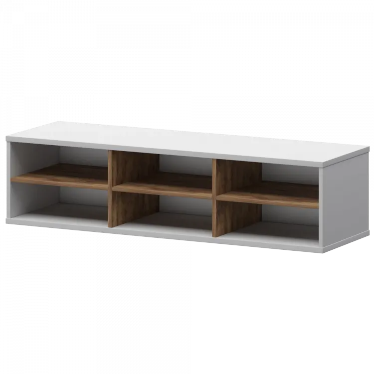 Надставка с вставкой для тумбы-купе СМТ-15НВ.18 тип1 Белый/Таксония 1496x444x400 Смарт