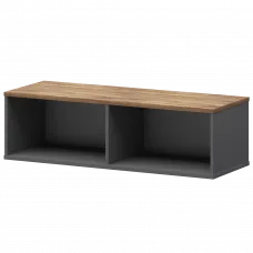 Надставка для тумбы-купе СМТ-12Н25 Графит/Таксония 1236x444x400 Смарт