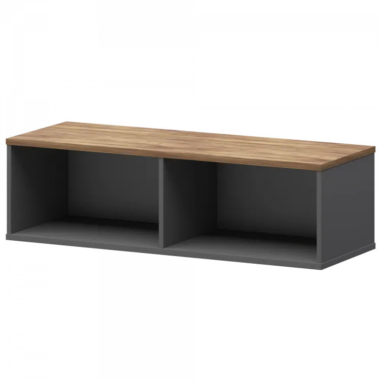 Надставка для тумбы-купе СМТ-12Н25 Графит/Таксония 1236x444x400 Смарт