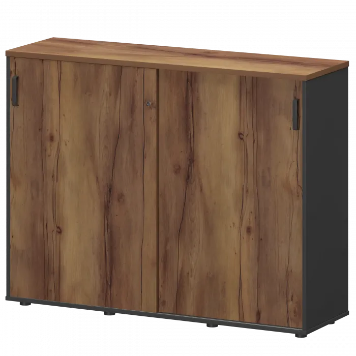 Тумба-купе СМТ-15.11К Тип2 Графит/Таксония 1496x444x1150 Смарт