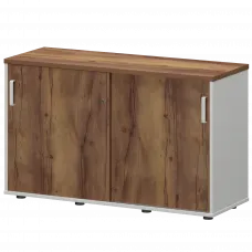 Тумба-купе СМТ-12К Тип2 Белый/Таксония 1236x444x750 Смарт