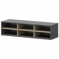 Надставка с вставкой для тумбы-купе СМТ-15НВ.18 тип1 Графит/Кронберг 1496x444x400 Смарт