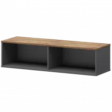 Надставка для тумбы-купе СМТ-15Н25 Графит/Таксония 1496x444x400 Смарт