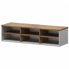 Надставка с вставкой для тумбы-купе СМТ-15НВ.18 тип2 Белый/Таксония 1496x444x400 Смарт