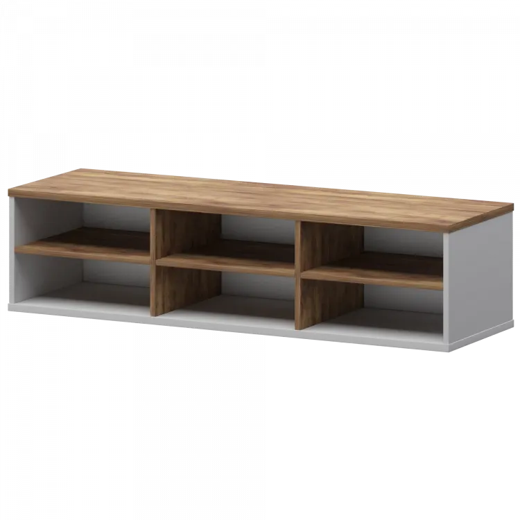 Надставка с вставкой для тумбы-купе СМТ-15НВ.18 тип2 Белый/Таксония 1496x444x400 Смарт