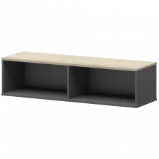 Надставка для тумбы-купе СМТ-15Н25 Графит/Кронберг 1496x444x400 Смарт