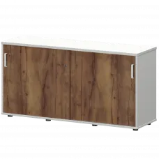 Тумба-купе СМТ-15.7К Тип1 Белый/Таксония 1496x444x750 Смарт