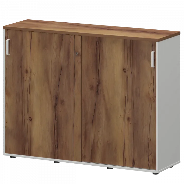 Тумба-купе СМТ-15.11К Тип2 Белый/Таксония 1496x444x1150 Смарт