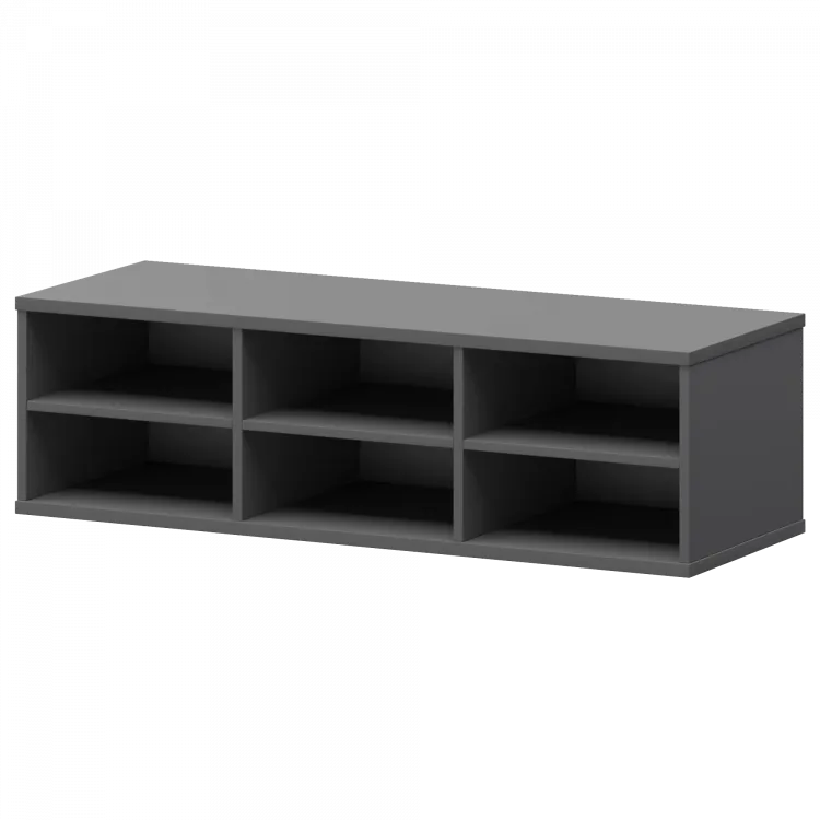 Надставка с вставкой для тумбы-купе СМТ-12НВ.18 Графит 1236x444x400 Смарт