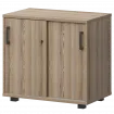 Тумба-купе НТМ-7.7.Ч Дуб сафари 730x442x750 Аргентум