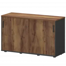 Тумба-купе СМТ-12К Тип2 Графит/Таксония 1236x444x750 Смарт