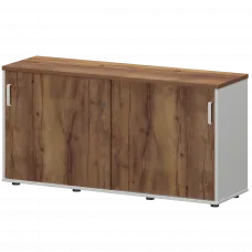 Тумба-купе СМТ-15.7К Тип2 Белый/Таксония 1496x444x750 Смарт