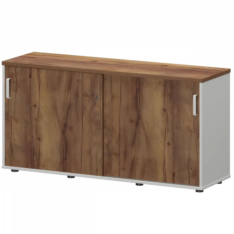 Тумба-купе СМТ-15.7К Тип2 Белый/Таксония 1496x444x750 Смарт