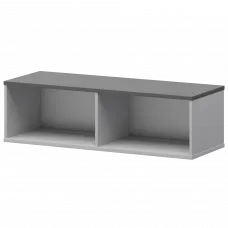 Надставка для тумбы-купе СМТ-12Н25 Белый/Графит 1236x444x400 Смарт