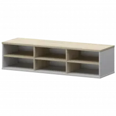 Надставка с вставкой для тумбы-купе СМТ-15НВ.18 тип2 Белый/Кронберг 1496x444x400 Смарт