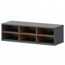 Надставка с вставкой для тумбы-купе СМТ-12НВ.18 тип1 Графит/Таксония 1236x444x400 Смарт